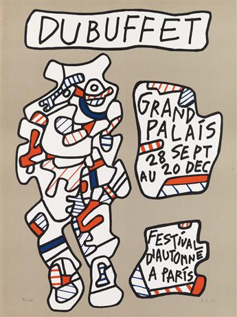 JEAN DUBUFFET Affiche pour Grand Palais.